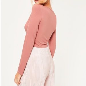 DIVIDED Ribbed Cropped Top